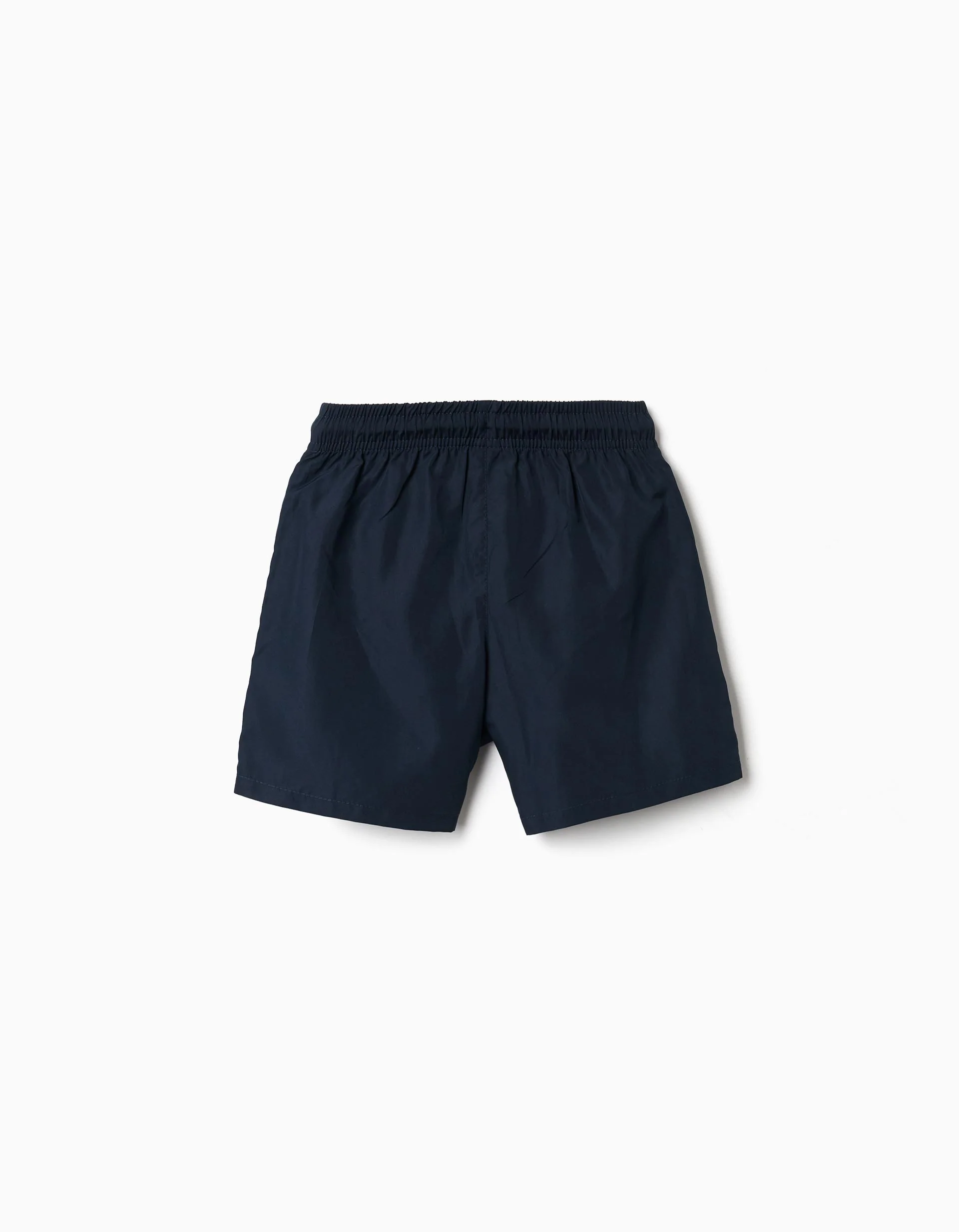Pack of 2 plain/printed swim shorts with drawstring for boys, multicolour
