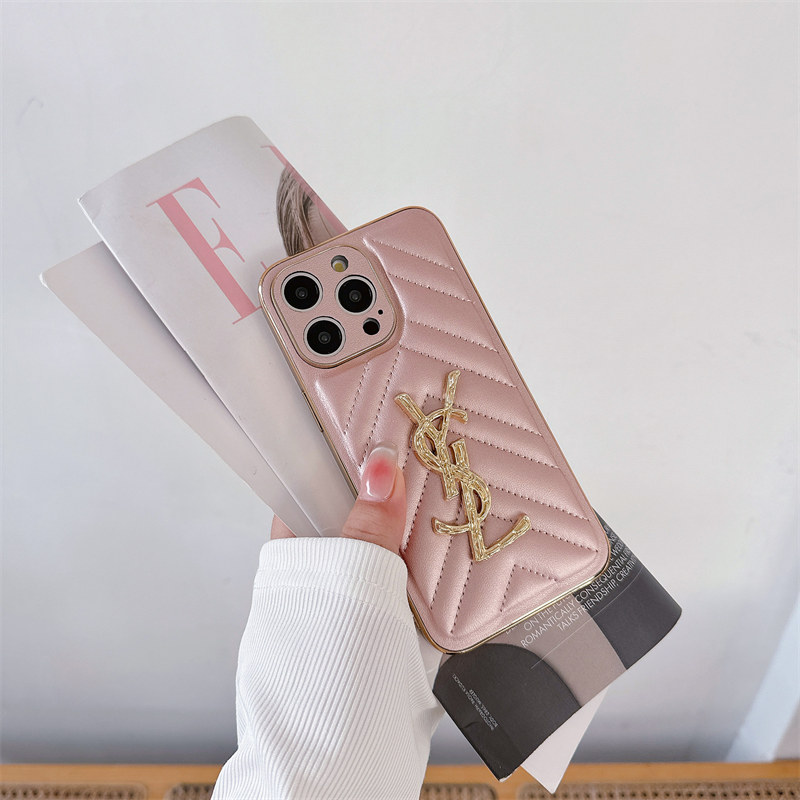 iphone17/17pro ケース サンローラン ysl iphone16/16proケース 携帯 ケース ハイ ブランド iphone15/14 ケース ブランド レディース iphone12 ケース かわいい メッキ