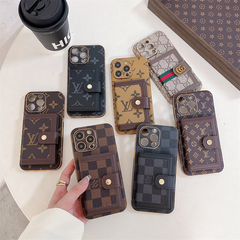 iphone17 ケース ルイ ヴィトン iphone17pro ケース カード 収納 iphone16/15plus ケース ハイ ブランド iphone14/13/12 ケース メッキ iphone11/11pro ケース グッチ コピー