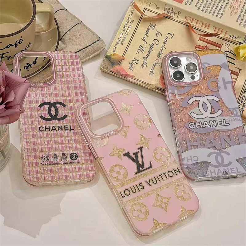 スマホ ケース シャネル キラキラ chanel iphone16 ケース ハイ ブランド iphone16pro ケース かわいい vuitton スマホケース iphone15/15pro/14 ケース 人気 ブランド 女子