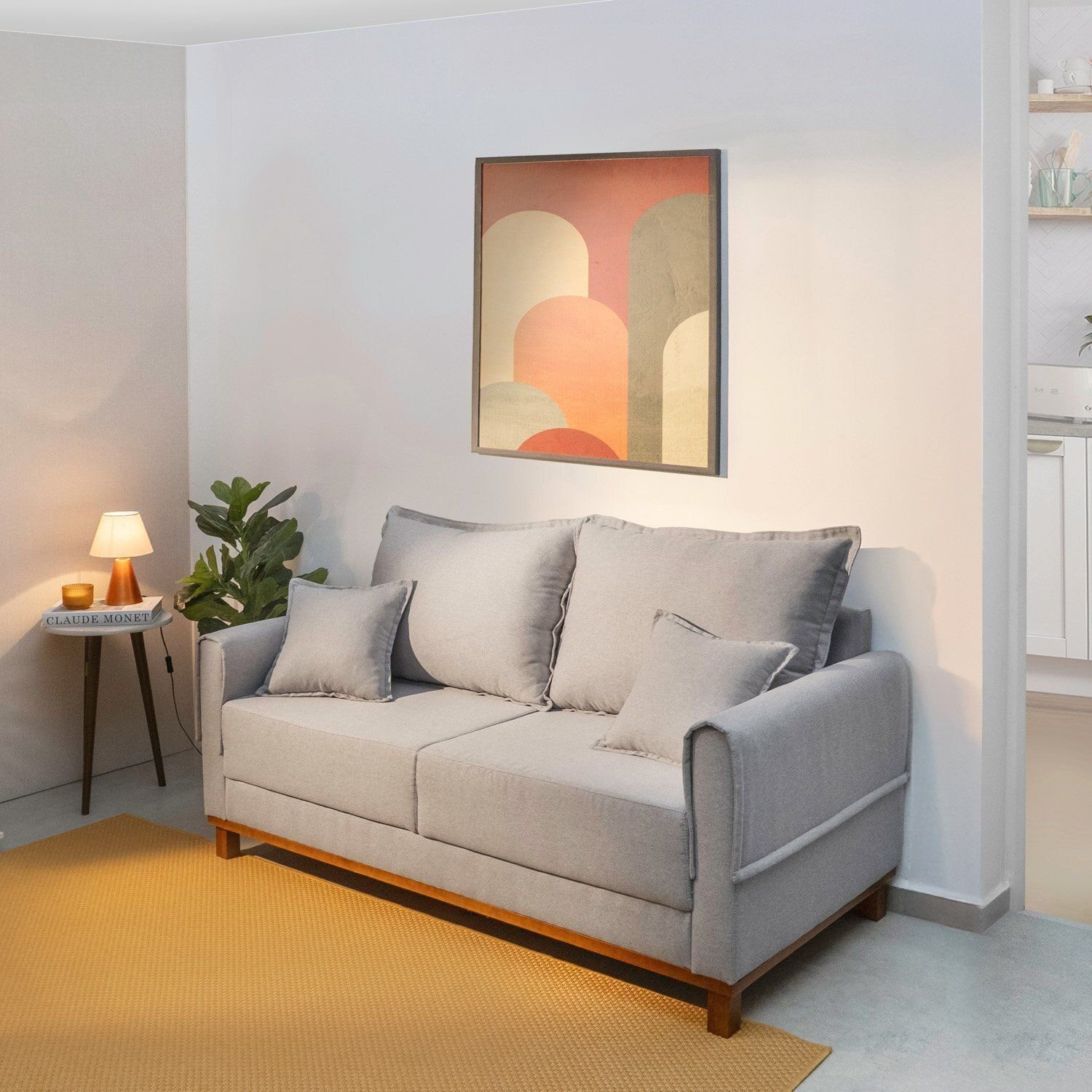 Sofá 2 Lugares 180cm Ananda CabeCasa MadeiraOriginals