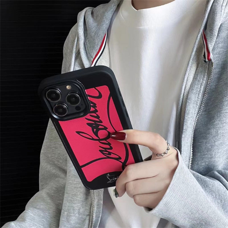 ルブタン iphone17/17proケース ペア christian louboutin iphone16pro maxケース 赤 iphone15/14pro maxケース 個性的 アイフォン13 携帯ケース カップル