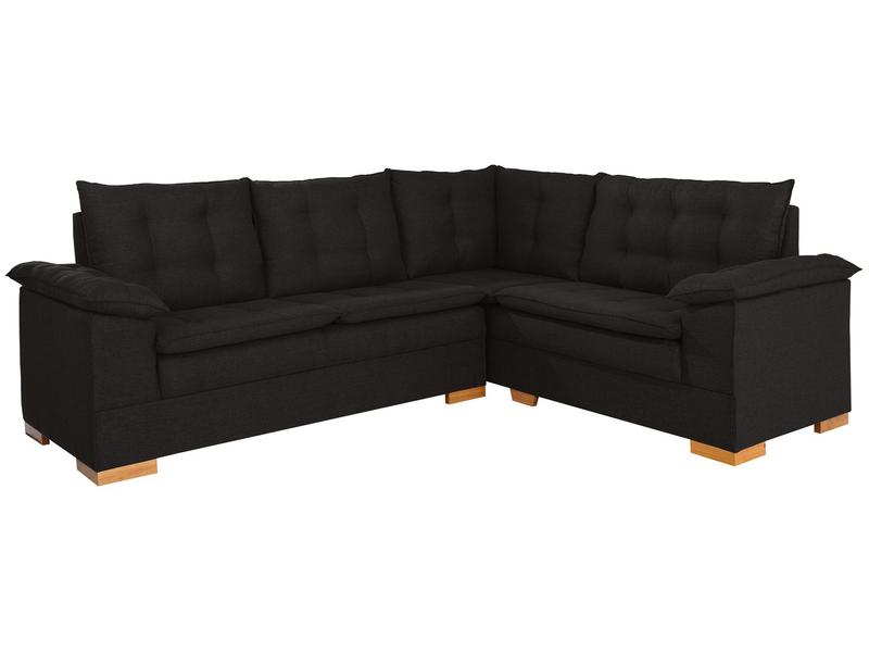 Sofá de Canto 5 Lugares Veludo Ideale JW Estofados