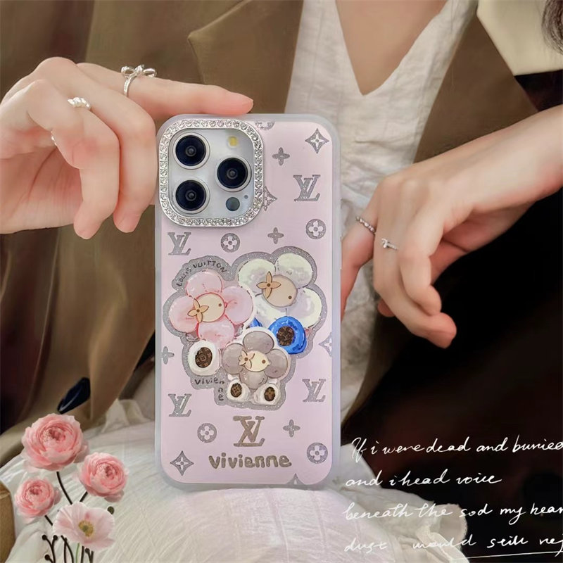iphone16 ケース シャネル 風 ヴィトン iphone16pro ケース iphone15/14 ケース 人気 女子 ブランド スマホケース ハイ ブランド iphone13/12 ケース キラキラ キャラクター