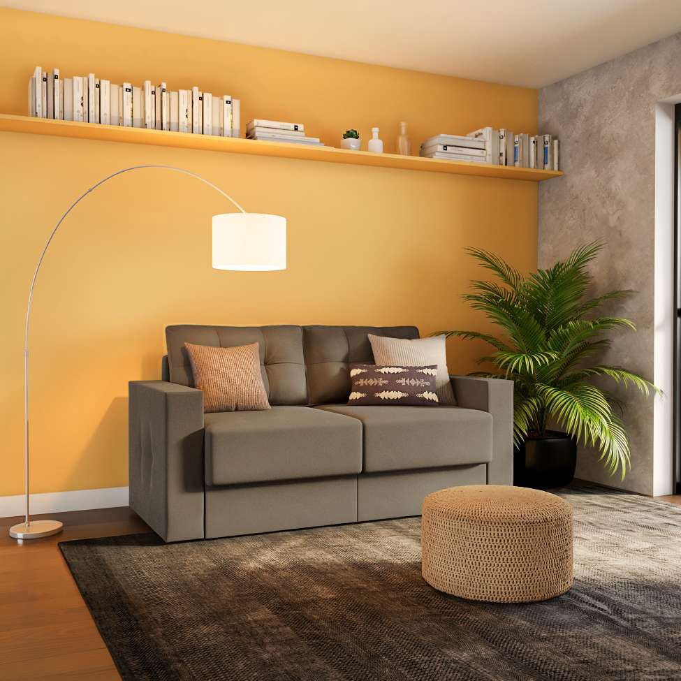 Sofá 3 Lugares Retrátil Munique Suede Bege 180 cm em Promoção | Ofertas na Americanas