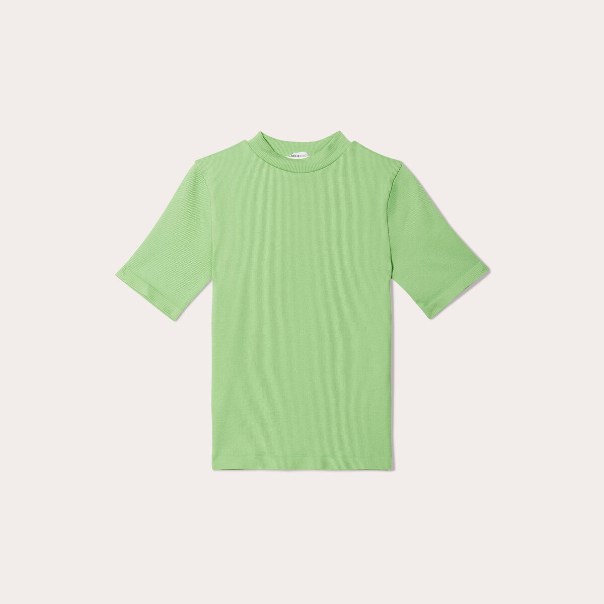 T-shirt manches courtes vert femme