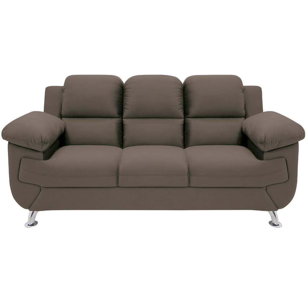 Sofá 2,02 Metros Linoforte Avalon, 3 Lugares, Veludo, Espuma D-33