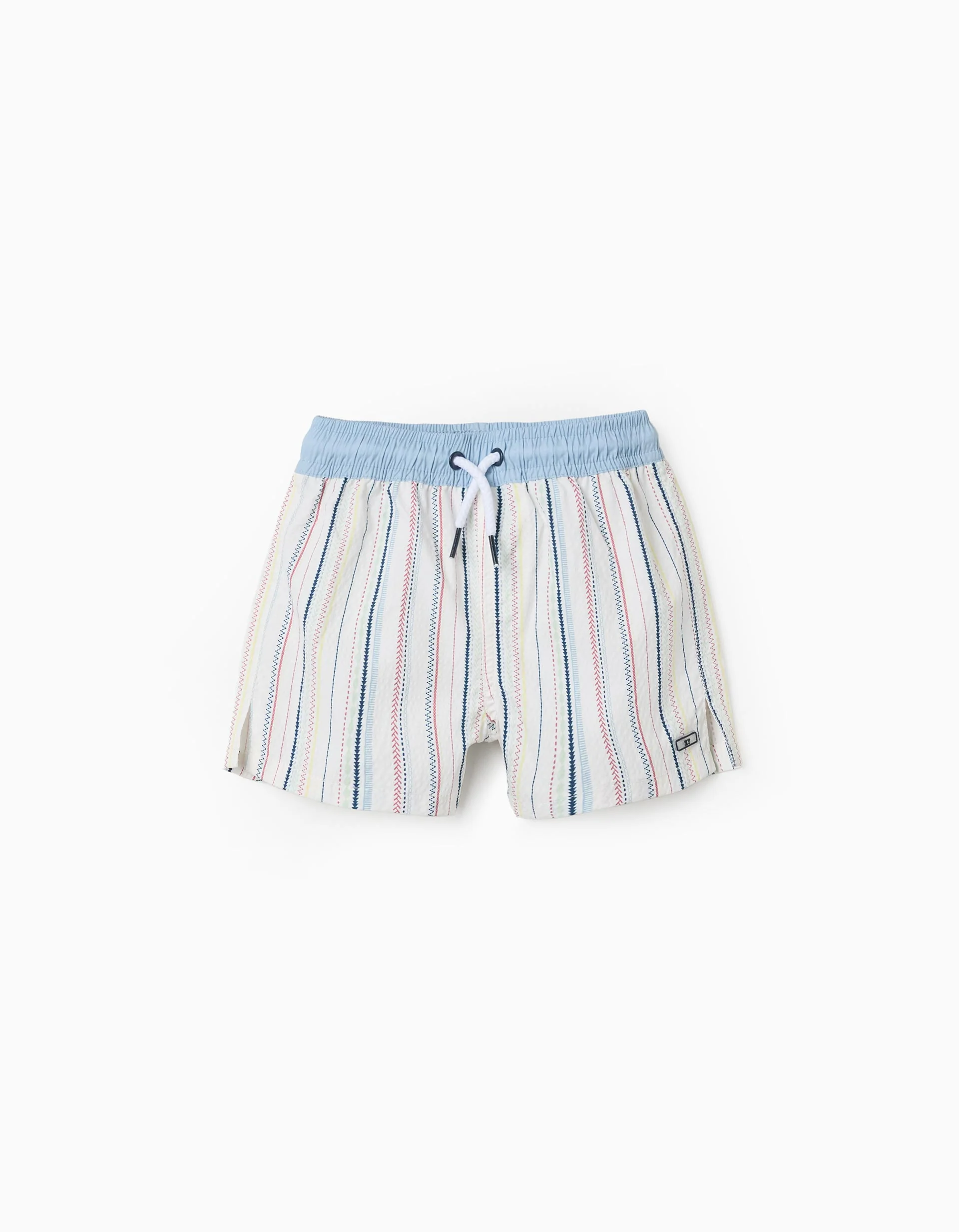 Swim shorts with ethnic stripes B&S for baby boys, multicolour