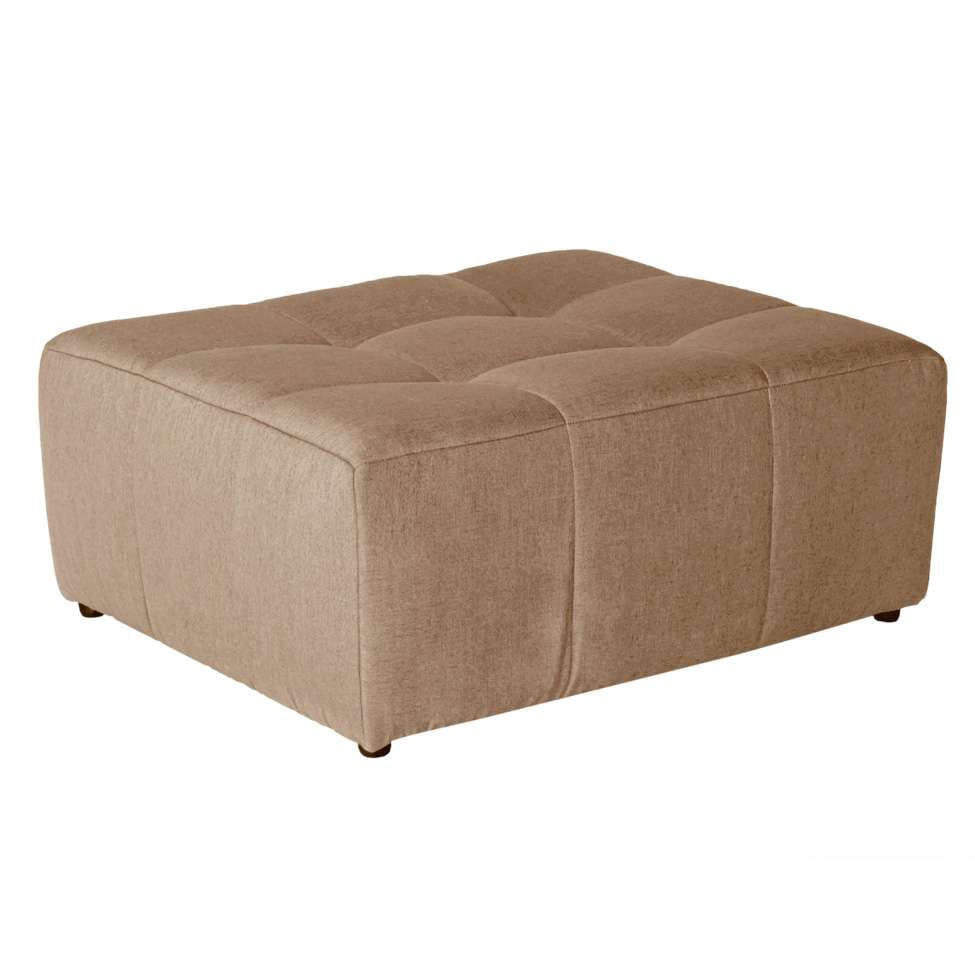 Sofá Modular 3 Lugares com Puff Soho Linho Bege em Promoção | Ofertas na Americanas