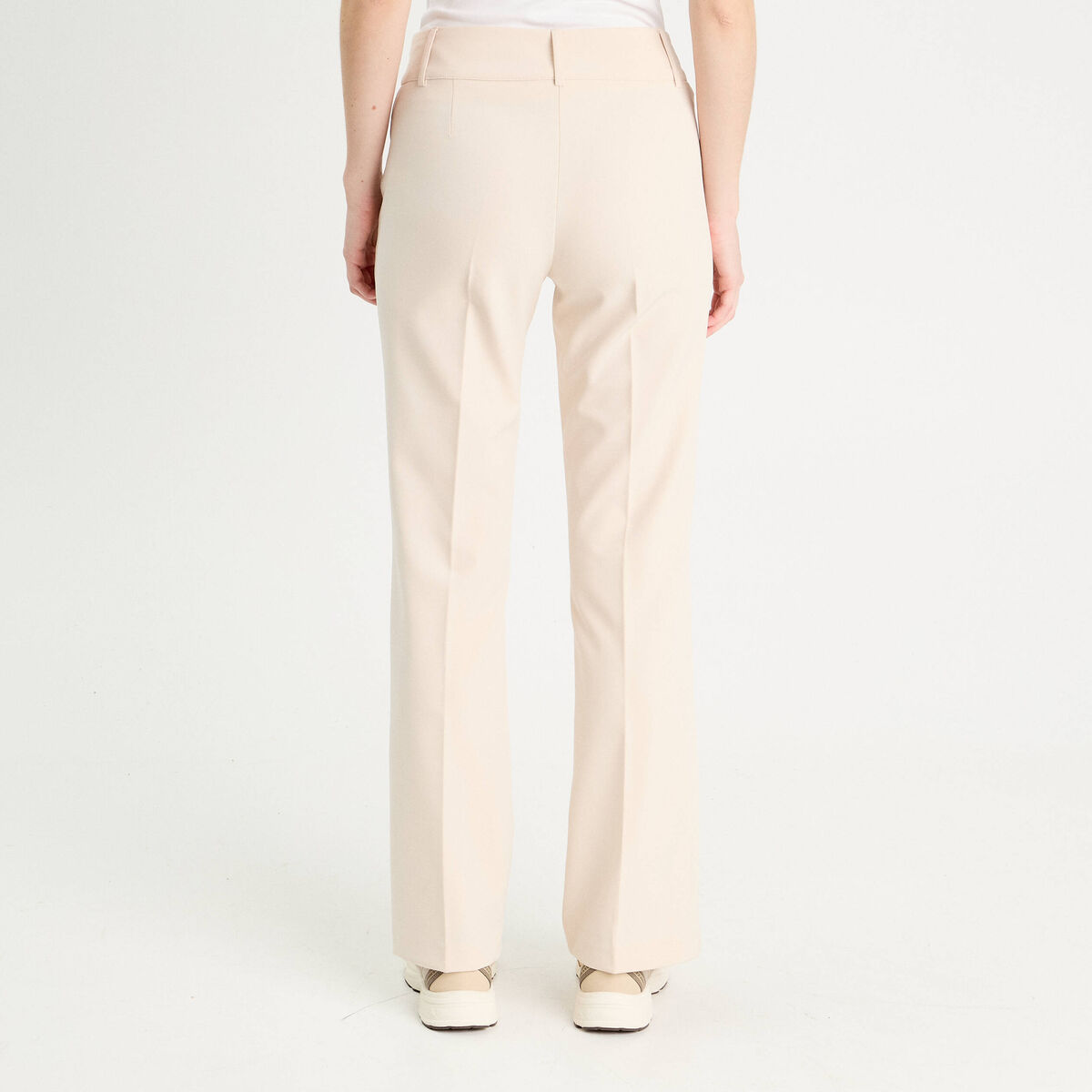 Pantalon flare sable femme