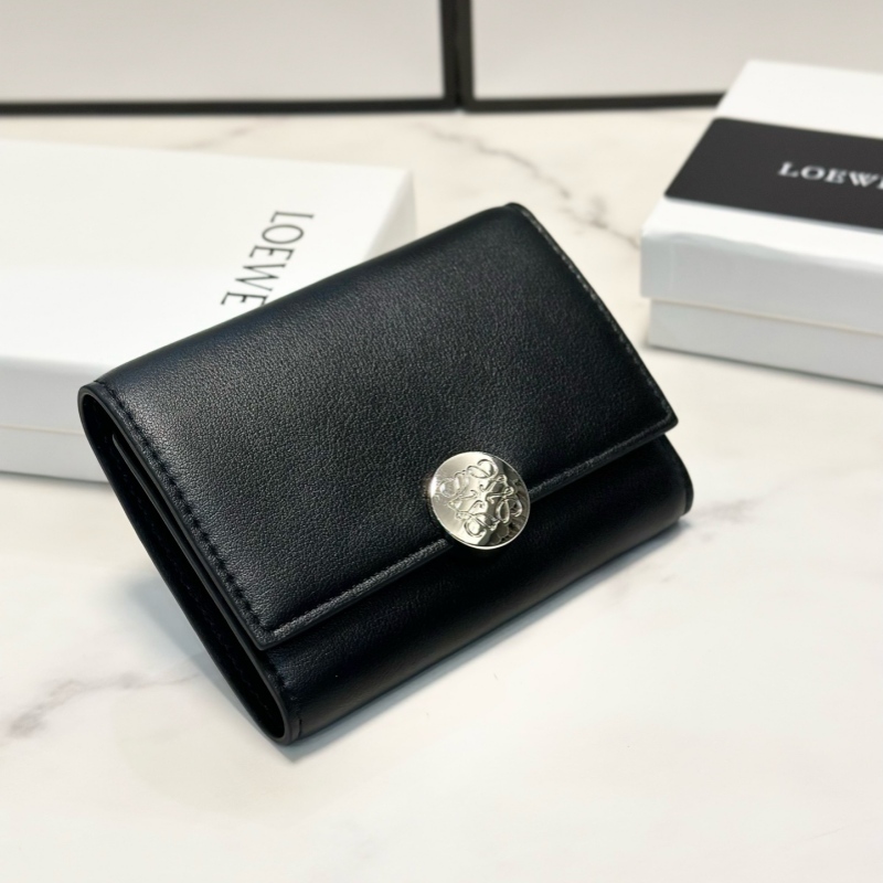ロエベ 財布 コピー 財布 レディース ハイ ブランド loewe ウォレット 黒 財布 メンズ ブランド 財布 三 つ折り