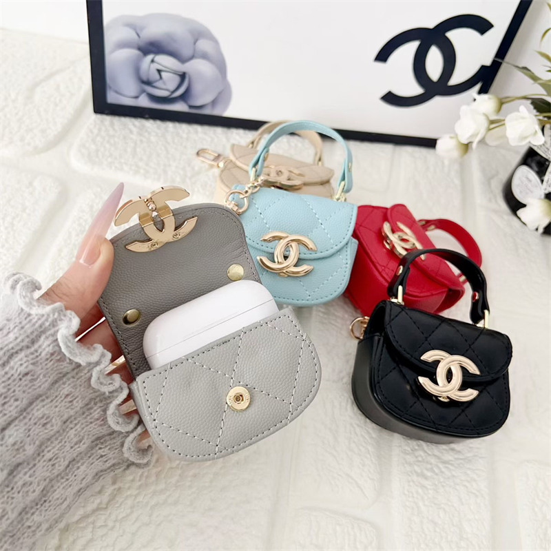 airpods proケース シャネル airpods ケース ハイブランド AirPods Pro 3 ケース CHANEL airpods proケース 人気 かわいい カバン チャーム