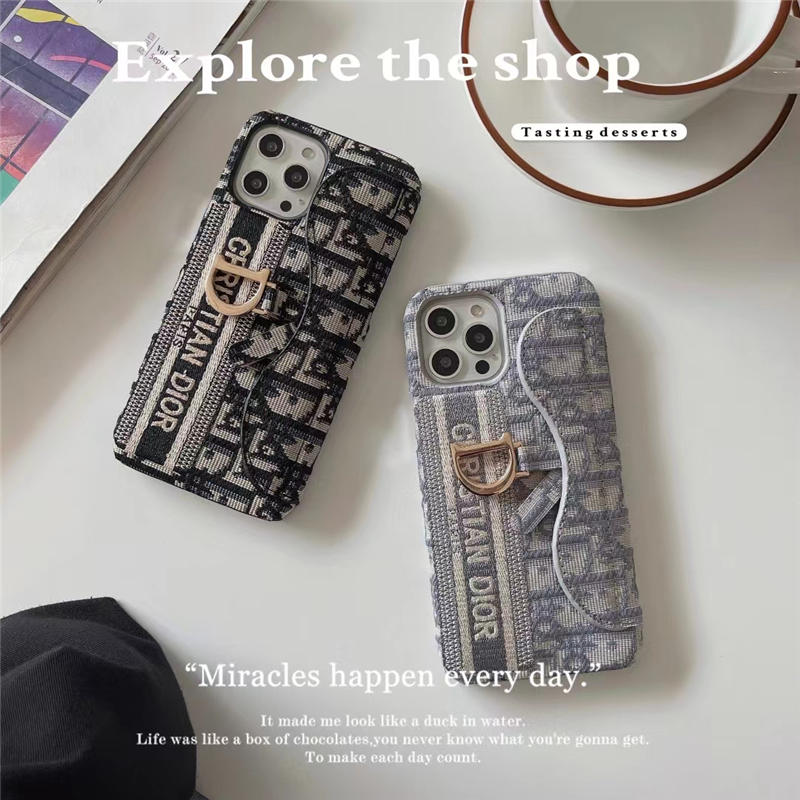 iphone17/16promax ケースブランド dior iphone15pro/14plus ケース カード 収納 iphone13 ケース 人気 女子 アイフォン12pro/11promax カバー かわいい
