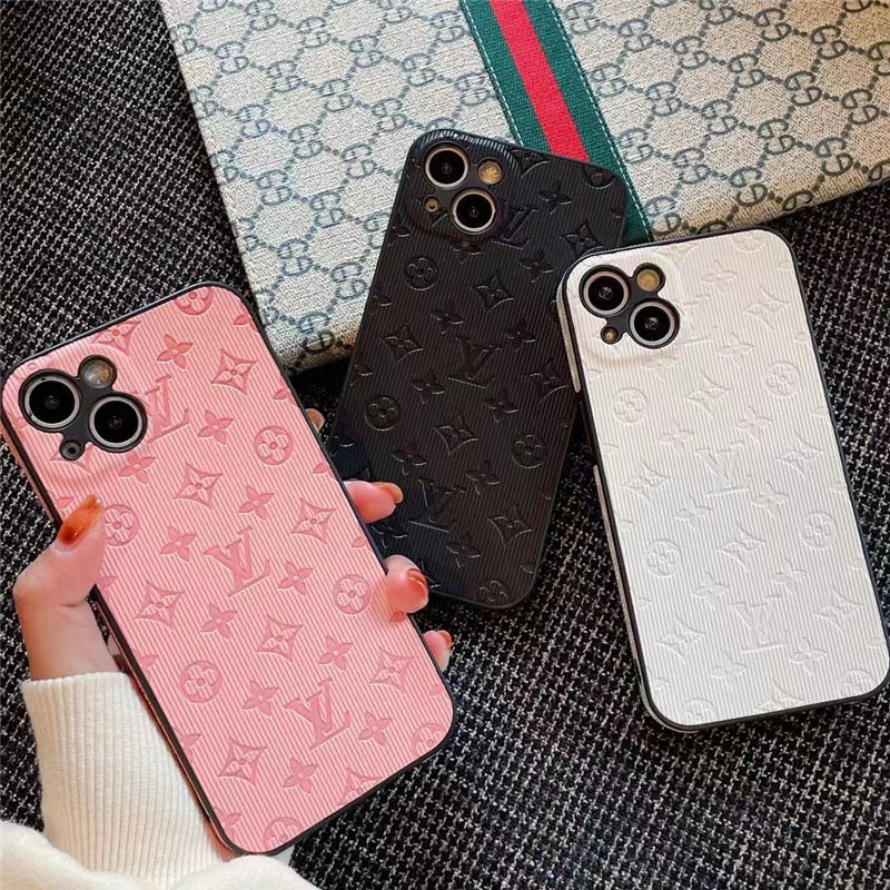 ルイヴィトン アイフォン ケース 16/16pro モノグラム iphone15/14pro/13/12 ケース 型押し シンプル 可愛い アイフォン12promax iphonexs/xr 全面保護ケース お揃い カップル