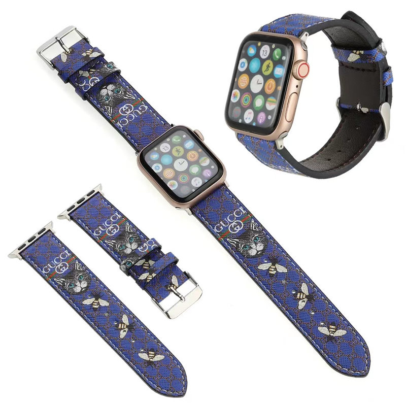 アップル ウォッチ バンド グッチ apple watch バンド おしゃれ メンズ GUCCI 腕時計 ベルト 交換 革 レディース 替え ベルト 猫 蜂 蛇柄 スマートウォッチ ベルト ハイブランド