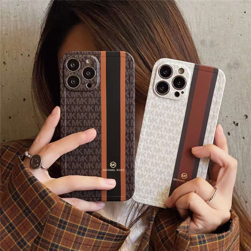 マイケルコース iphoneケース 13/13pro 安い MK シグネチャー柄 アイフォン12pro max カバー 大人っぽい お揃い iphone12/11/xs max 保護ケース 衝撃に強い おしゃれ