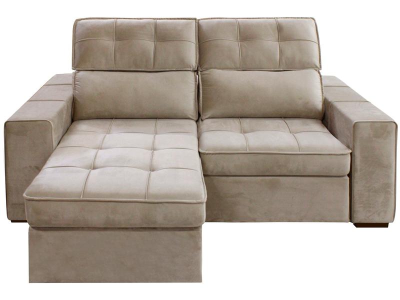 Sofá Retrátil Reclinável 3 Lugares Veludo Joly Barsa Gralha Azul