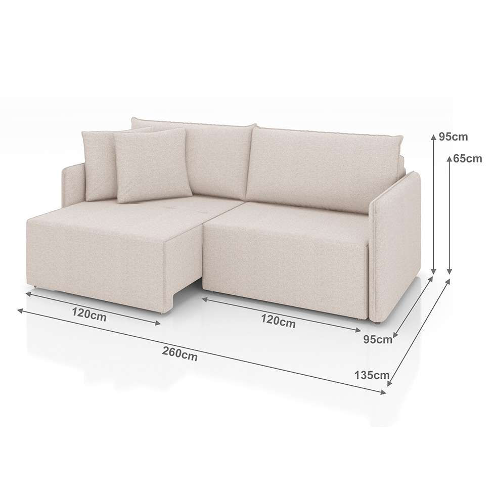 Sofá 4 Lugares Retrátil e Reclinável Malta Linho Cru 260 cm em Promoção | Ofertas na Americanas