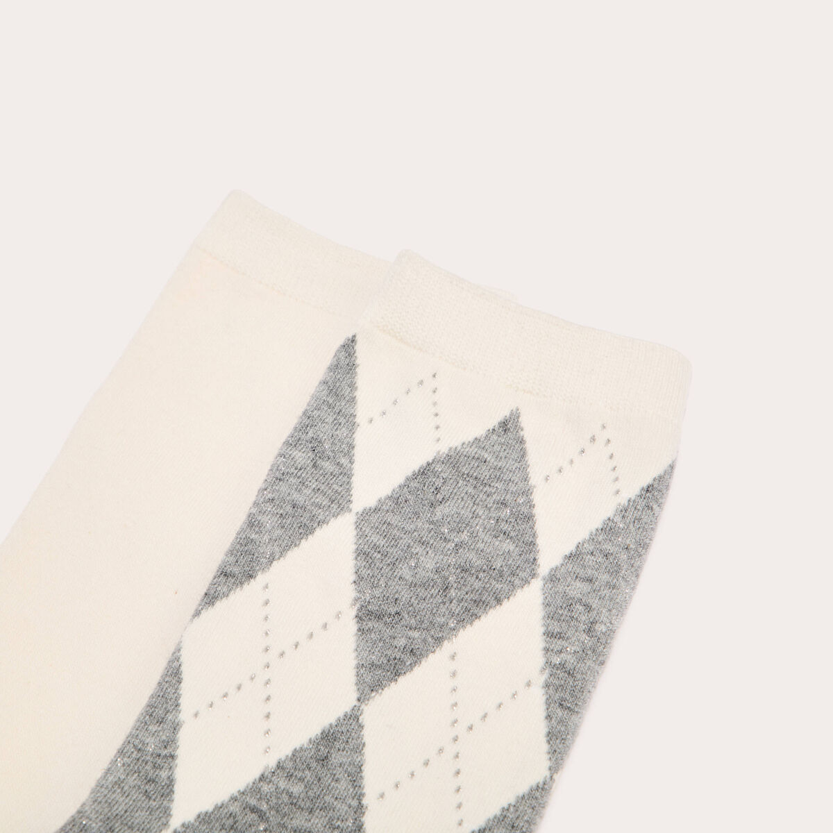 Lot de 2 paires de chaussettes sable femme