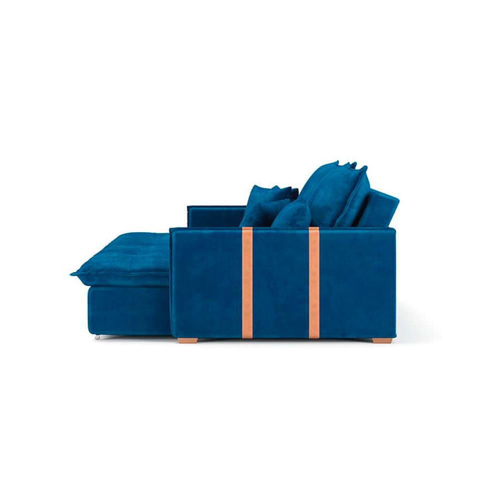 Sofá Retrátil Sem Caixa 2 lugares Solomons Velosuede Azul Marinho em Promoção | Ofertas na Americanas