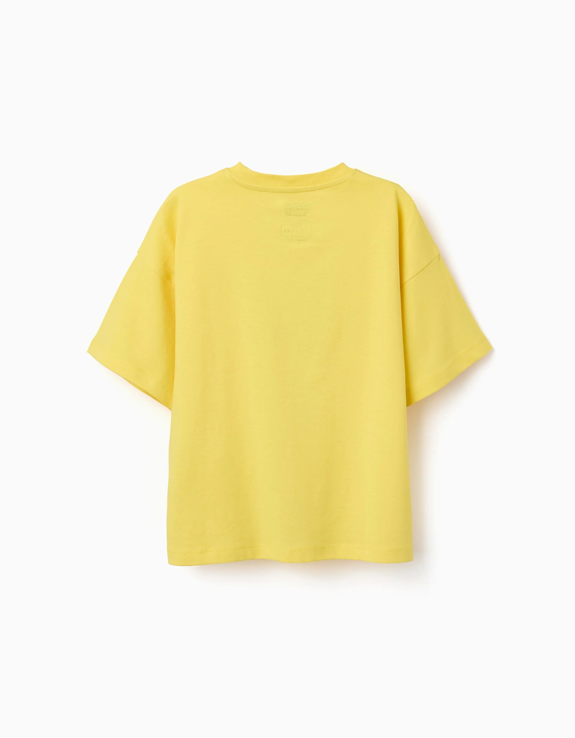 Cotton T-shirt with Tweety print for children, yellow