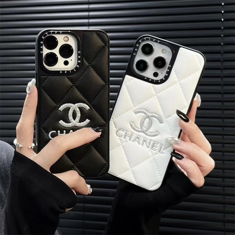 シャネル iphone17/17pro ケース chanel iphone16/15pro ケース コピー iphone14/13 ケース ハイ ブランド iphoneケース カップル ブランド iphoneケース レザー