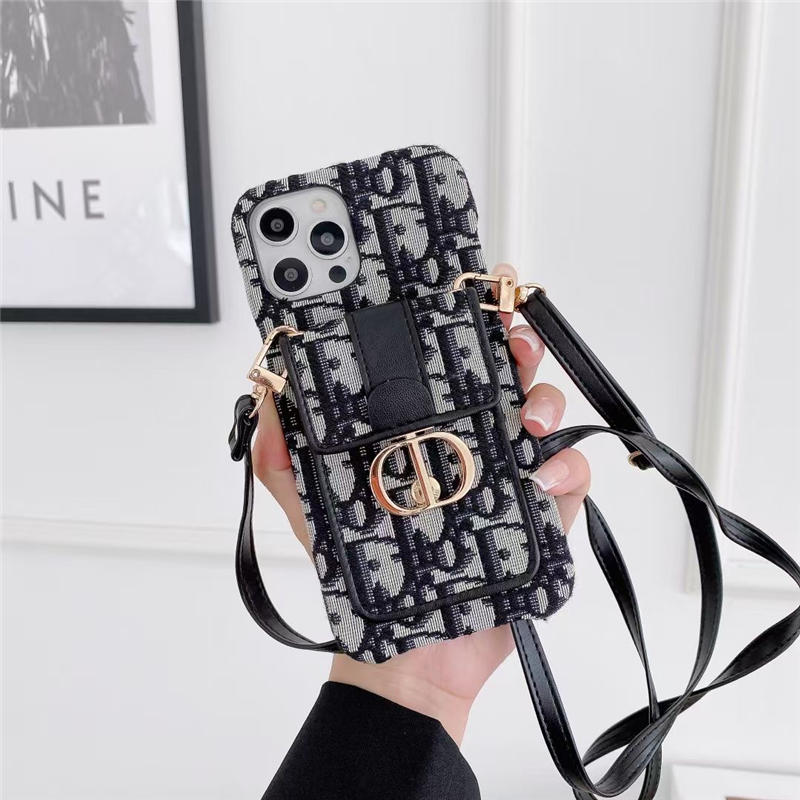dior iphone17/17pro ケース ショルダー パロディ風 iphone16/16プロ ケース カード 収納 背面 iphone15pro max カバー 女性向け ディオール iphone14/13pro max ケース 斜め掛け おしゃれ