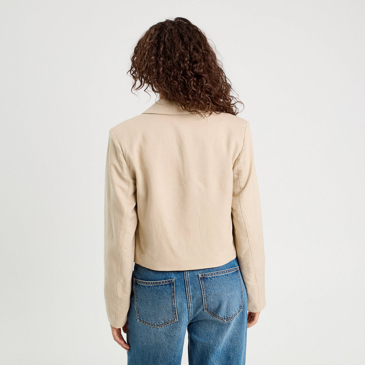 Veste esprit blazer beige femme