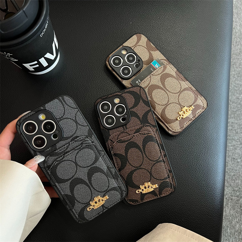 コーチ 携帯 ケース iPhone17/17air coach iphone16/16pro ケース iphoneケース カード収納 スマホケース ブランド コピー iphone15/14/13ケース お揃い ブランド プレゼント おすすめ