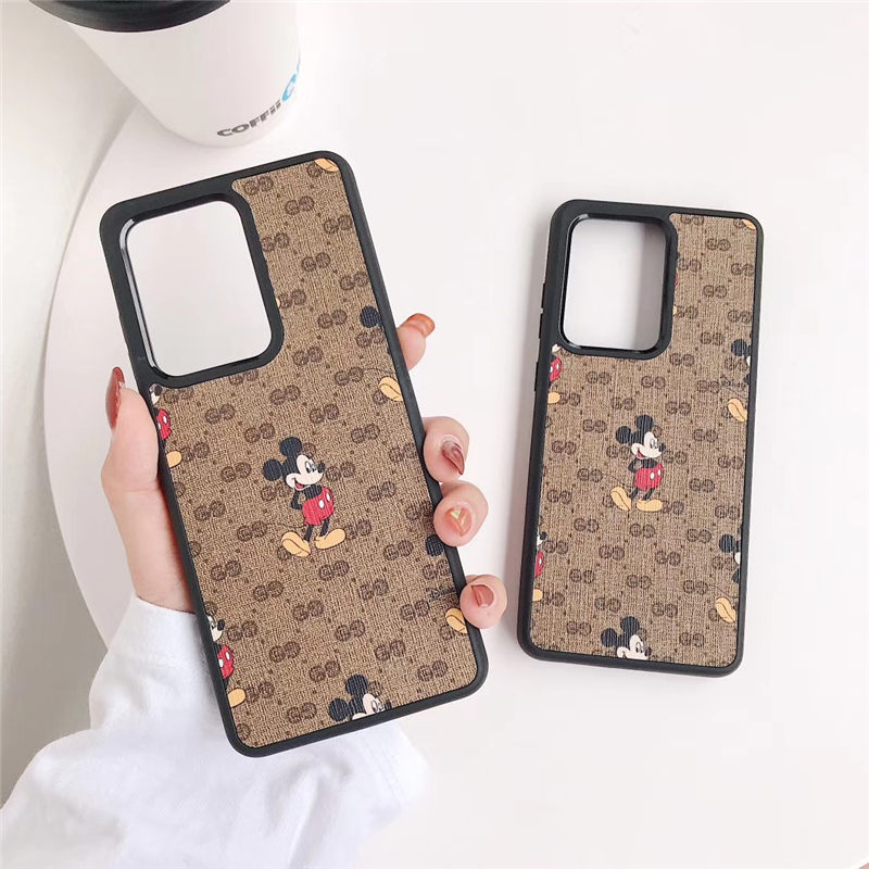gucci ミッキー マウス ギャラクシーs23/s23プラス ケース 可愛い グッチ パロディ galaxy s22/s22+人気 アンドロイド ケースgalaxyss21 ブランド コピー galaxy ノート20 カバー スマホケース キャラクター 大人 galaxy 携帯 カバー 韓国 カップル