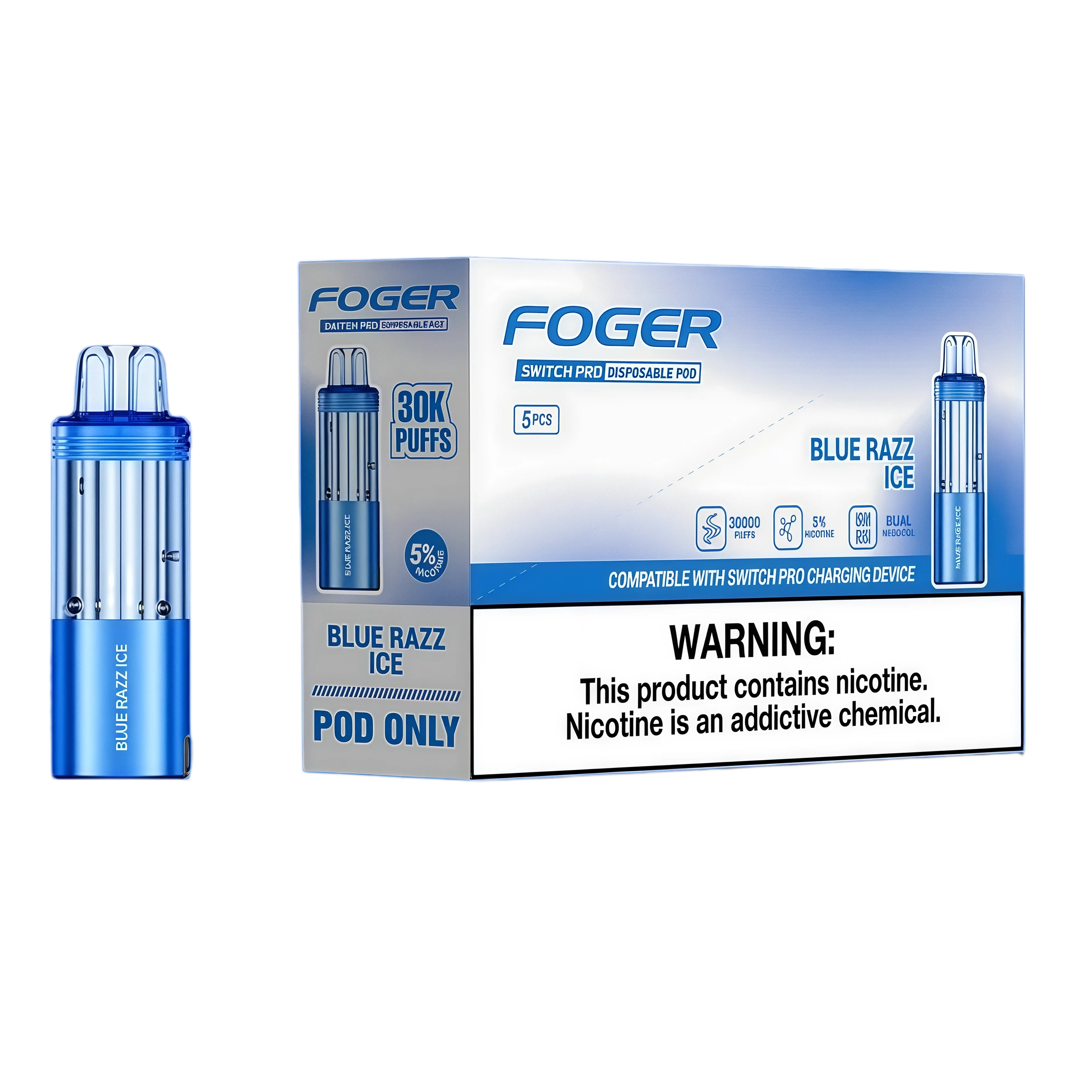 Blue Razz Ice - GeekBar US Authorized Retailer