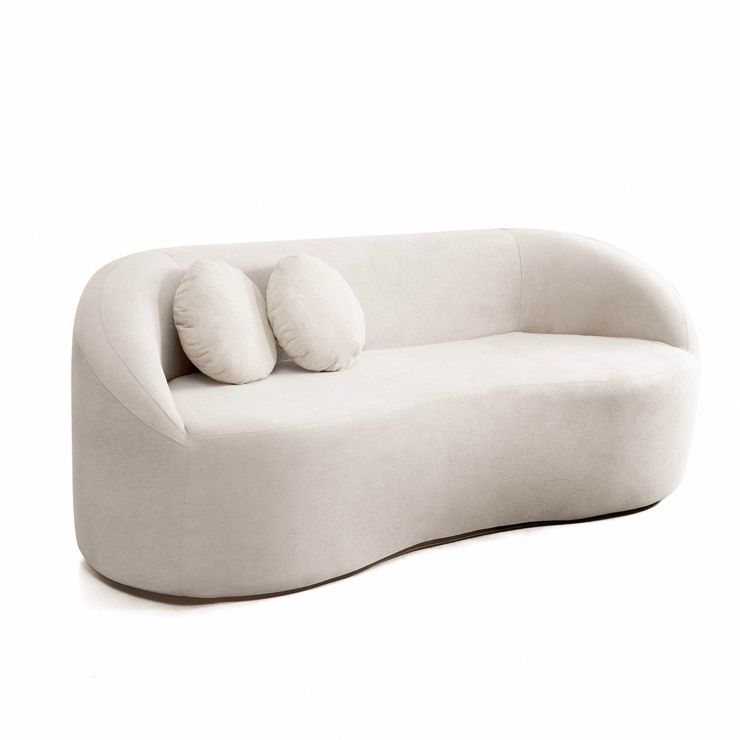 Sofá 2 Lugares Orgânico 160cm Fava CabeCasa MadeiraOriginals