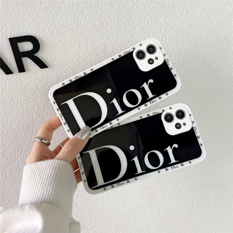 dior スマホケース iphone15/15pro ガラスケース ディオール風 iphone14/13pro max ケース カメラまで保護 アイフォン12pro/11/xs max ケース 男女兼用 オシャレ