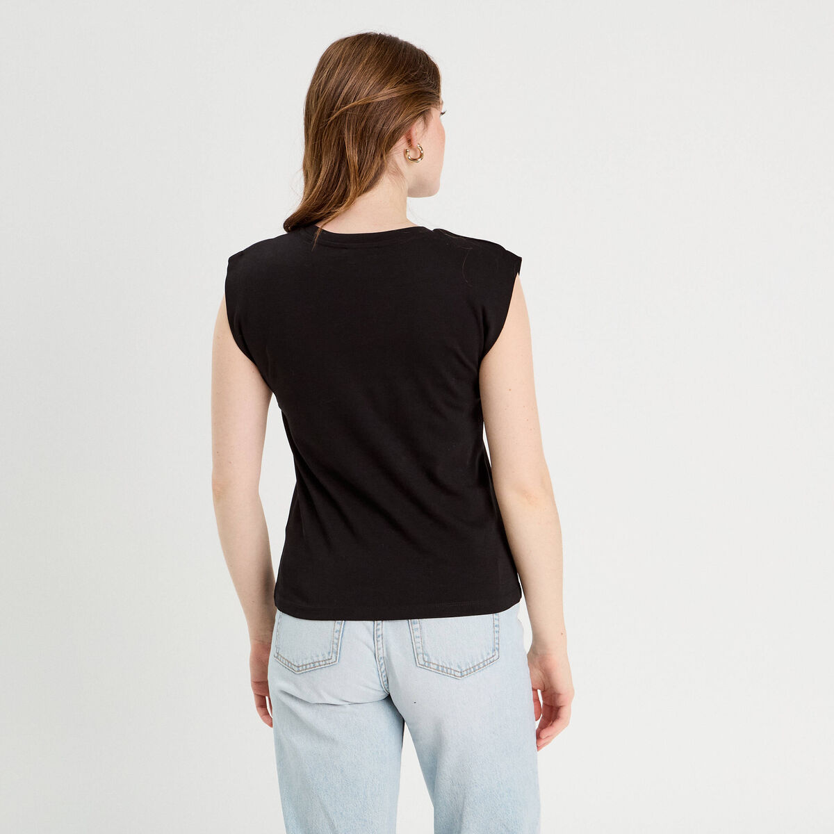 Débardeur sans manches noir femme