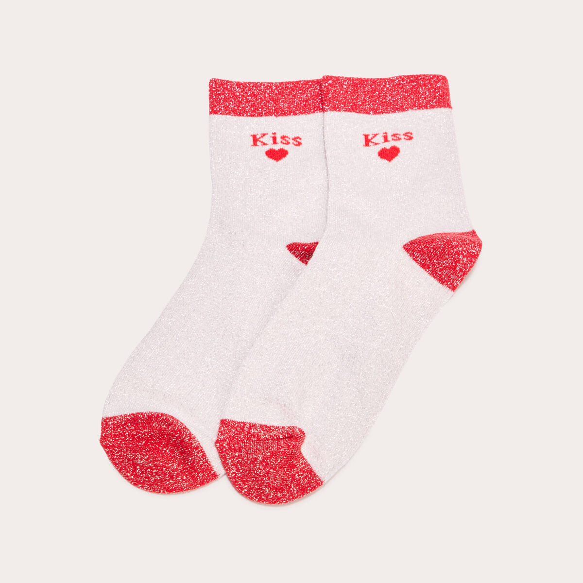 Chaussettes ecru femme