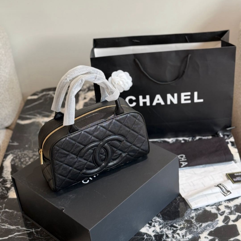 シャネル ハンドバッグ キャビア スキン chanel トート バッグ 黒 女性 バッグ 人気 40 代 ハイ ブランド バッグ ブランド レディース カバン 人気