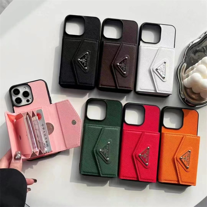 プラダ スマホケース カード 収納 prada アイフォン ケース iphone17/17pro ケース カード ケース 付き iphone17air/16pro max ケース メンズ ブランド iphone 16/15 ケース ケース ハイ ブランド