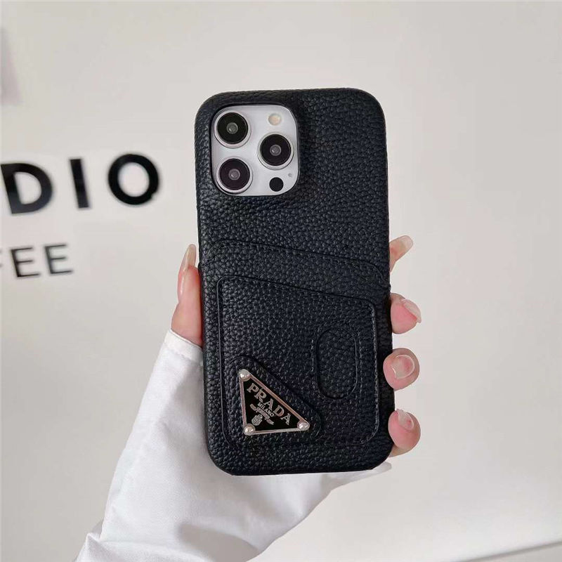 プラダ 携帯 ケース iphone16/16プロ/15/14pro スマホケース カード 入れる Prada アイ フォン13pro/12/12promax ケース シンプル 高級 感 iphone11プロケース ブランドコピー