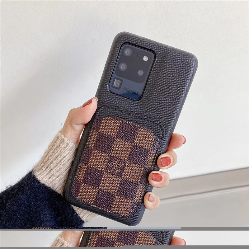ルイヴィトン ギャラクシーケース s20 カード収納 galaxy s20+/note20 カバー メンズ 人気 ヴィトンパロディ galaxyノート10/note10+ケース ビジネス風 vuttion アンドロイドケース galaxys10 背面ポケット