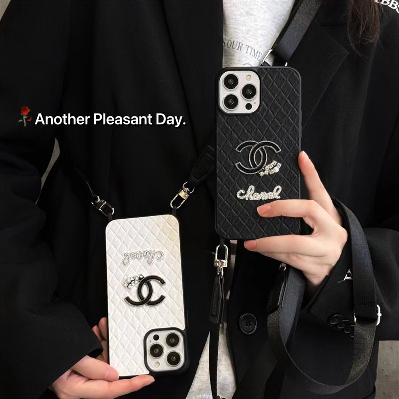 シャネル iphone17/エアー ケース ショルダー chanel 携帯ケース スマホ ショルダー ハイブランド アイ フォン16/15/14 ケース お 揃い iphoneケース 人気 女子 ブランド
