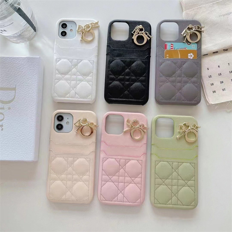 LADY DIOR風 IPhone17/air ケース ディオール iphone16/15plus ケース カード 収納 iphoneケース ハイブランド 女子 iphone14/13 ケース 可愛い iphone12/11 カバー おすすめ