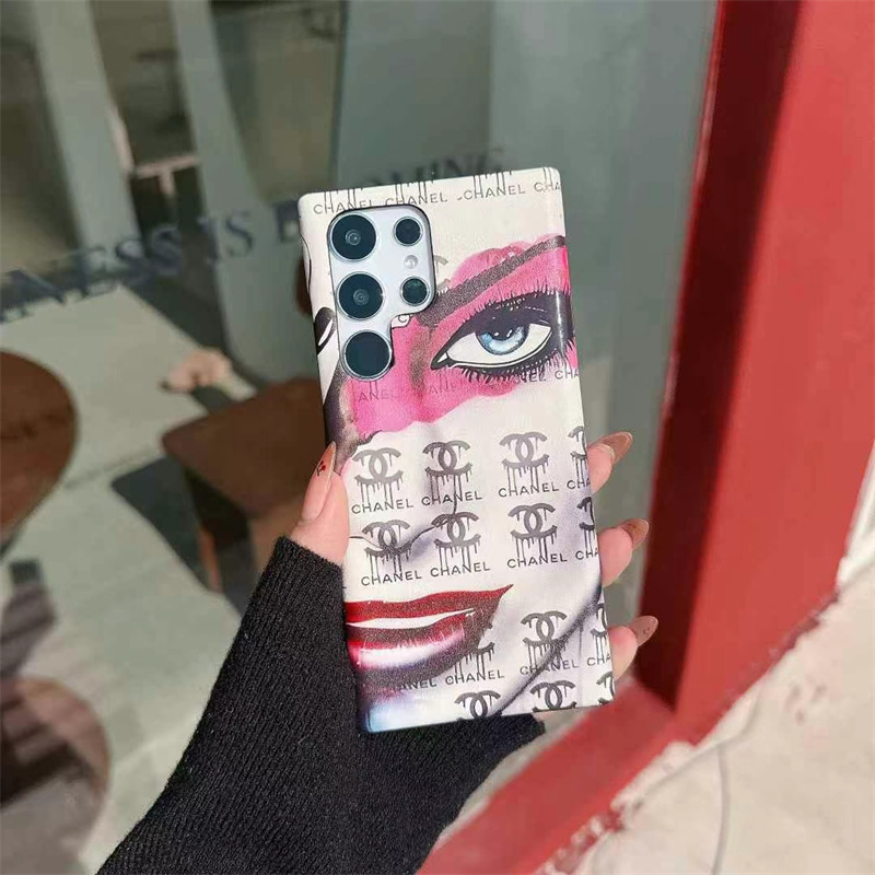 ギャラクシーケース シャネル S25ultra ハイブランド chanel galaxブランド Galaxy S24 S23 s25 plus ultraケース アンドロイドケース 花柄 galaxy s22ケース おしゃれ レザー