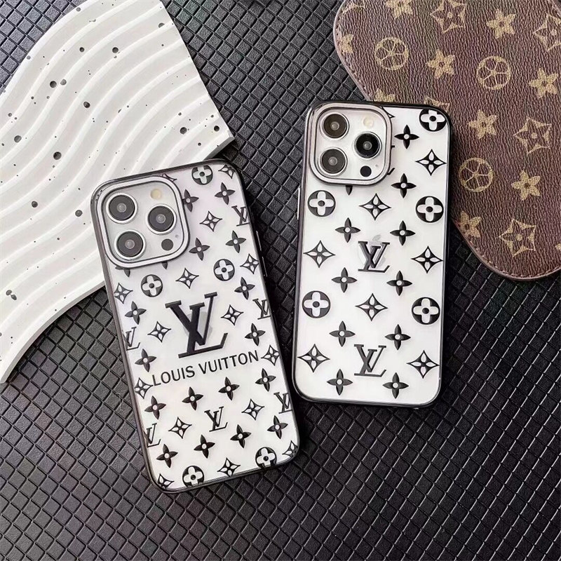 アイフォン16/15/15pro ケース ヴィトン iphone クリア ケース ブランド iphone ケース お 揃い カップル iphone14/13 ケース メタリック 衝撃に強い