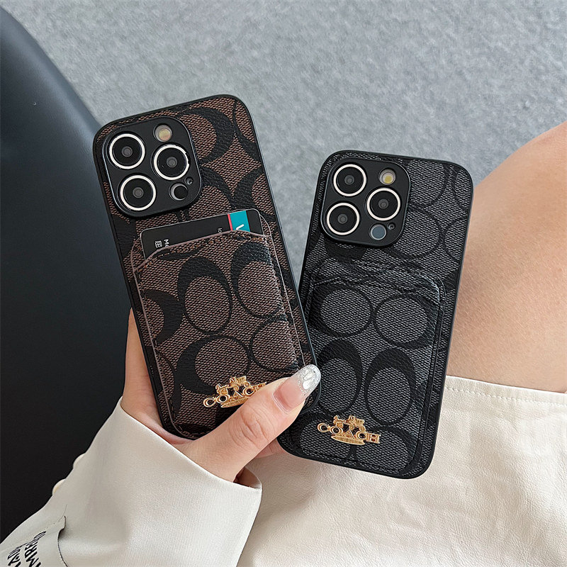 コーチ 携帯 ケース iPhone17/17air coach iphone16/16pro ケース iphoneケース カード収納 スマホケース ブランド コピー iphone15/14/13ケース お揃い ブランド プレゼント おすすめ