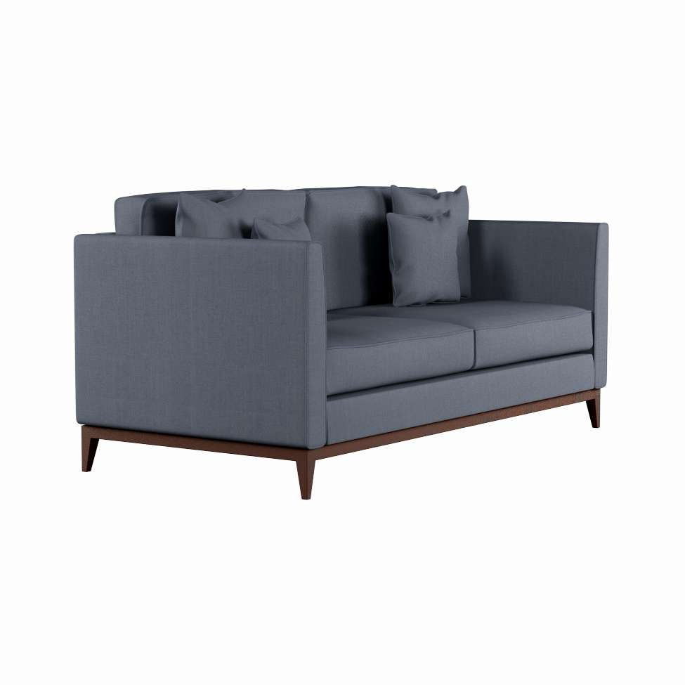 Sofá 3 Lugares Benjamim Base de Madeira Linho Cotton Cinza. em Promoção | Ofertas na Americanas