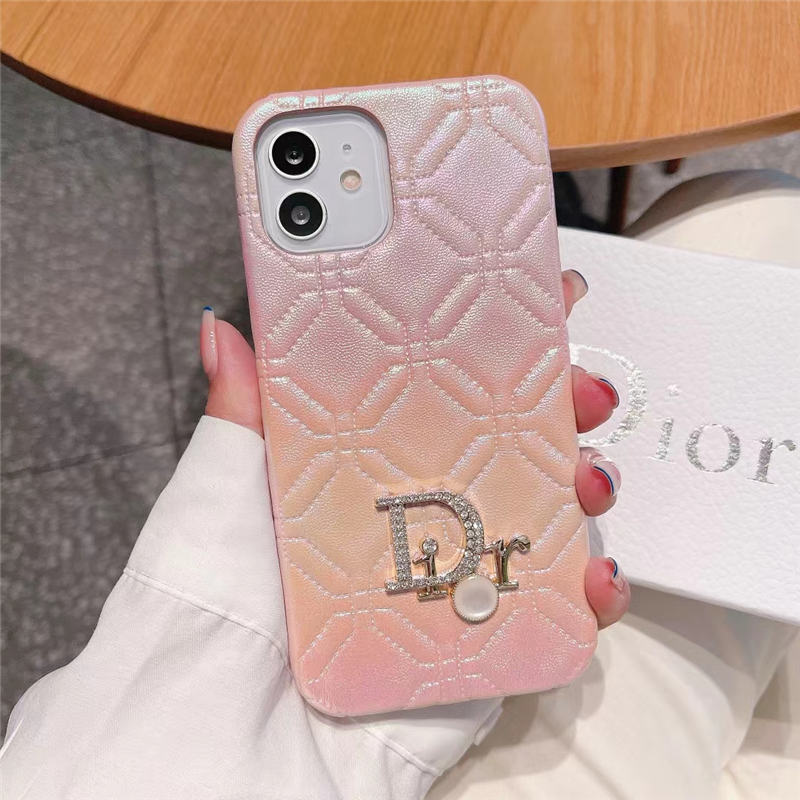 dior iphone15pro/15pro maxケース パロディ おしゃれ iphone14/13pro ケース グラデーション ディオール風 iphone11 アイフォンxs/xr 革ケース 大人 女子