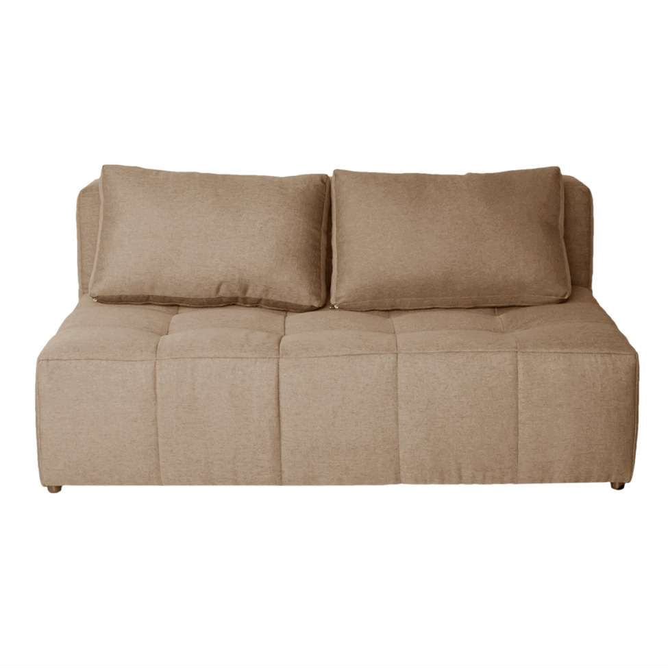 Sofá 2 Lugares Modular Soho Linho Bege em Promoção | Ofertas na Americanas