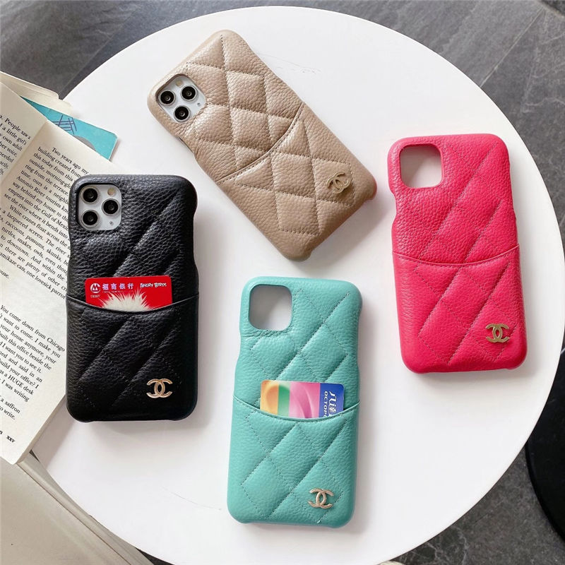 シャネル風  スマホケース17/16pro 本革 iphone15/15pro max ケース カード入れ chanel パロディ iphone14pro/13 カバー 大人っぽい ライチ 柄 アイフォン12/11 保護ケース ブランド セレブ愛用