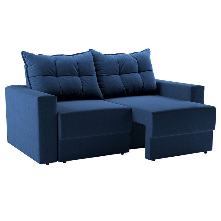 Sofá 2 Lugares Retrátil Ocean Suede Azul Marinho 140 cm