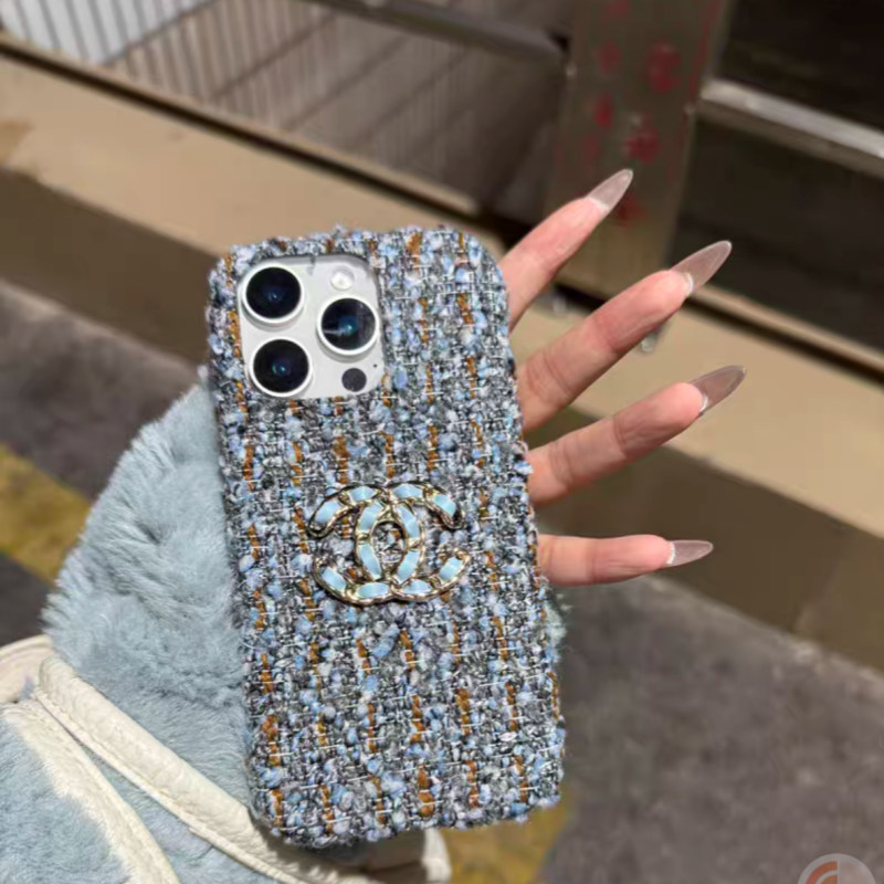 iphone16/16pro ケース シャネル 風 chanel スマホケース ツイード iphone15/15pro ケース かわいい ブランド iphone14/13 ケース ハイ ブランド iphone ケース 高級 ブランド 女子 人気